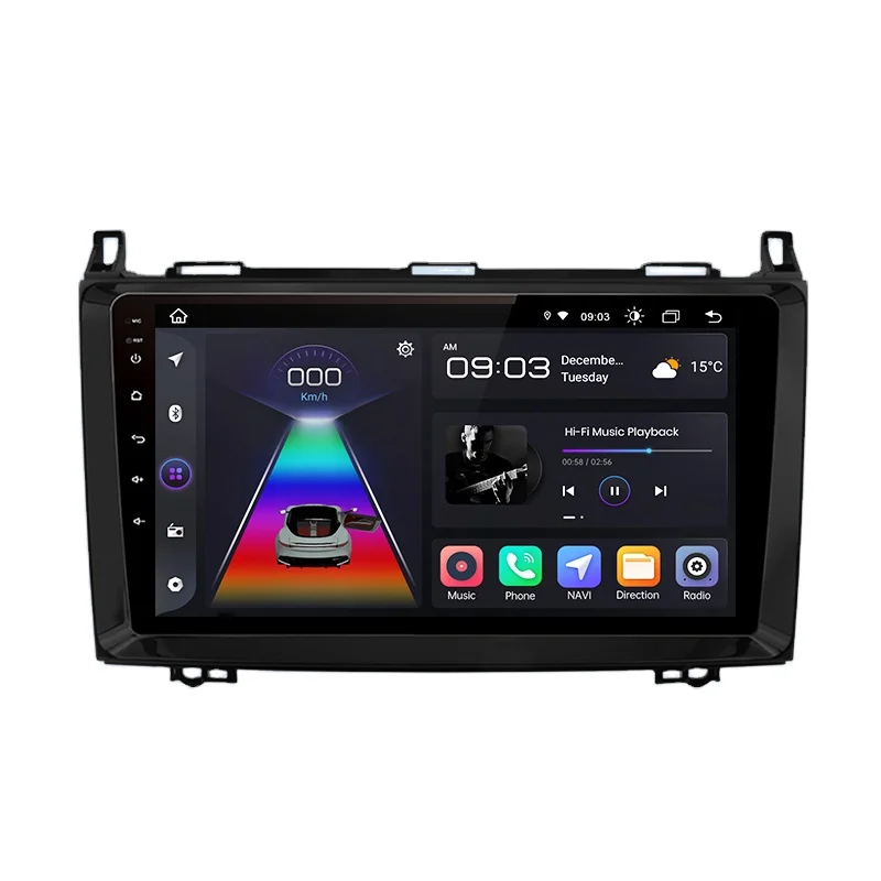 6+128G Carplay Android 15 Autoradio Navi GPS DSP Für Mercedes
