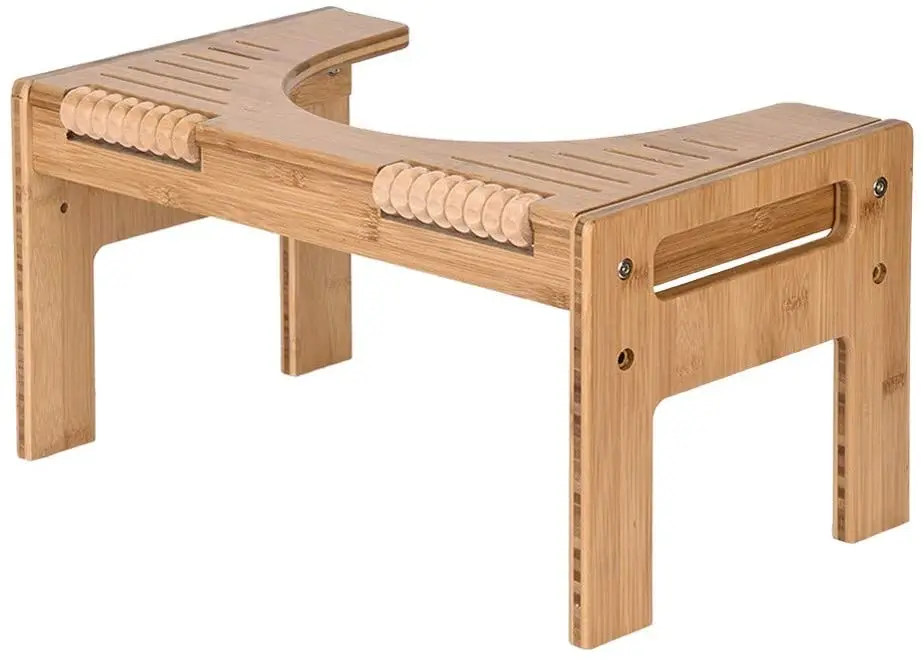 
 Регулируемый бамбуковый стул для унитаза Combohome  