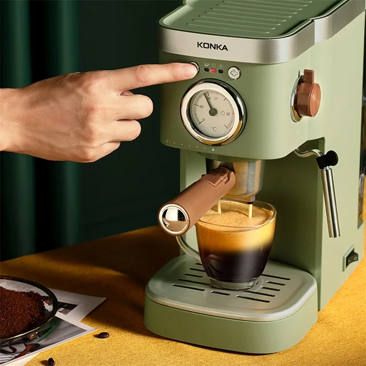 Konka постоянного вспенивания молока портативный полностью автоматическая умная маленькая чашка для эспрессо кофе машина 20 бар