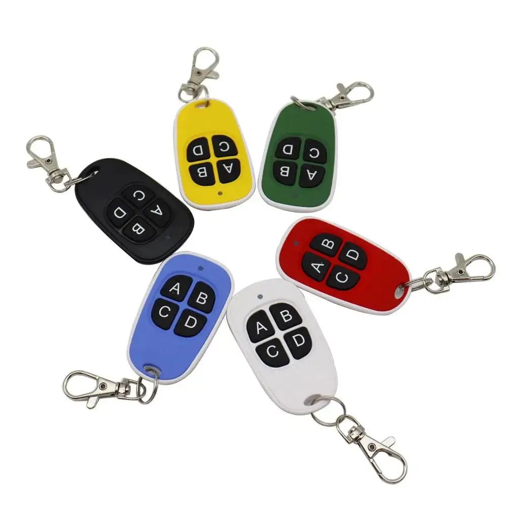 Wireless 433mhz 4 Channel Learning Code Garage Door Opener Duplicator Clone Car Key Transmitter Remote Control