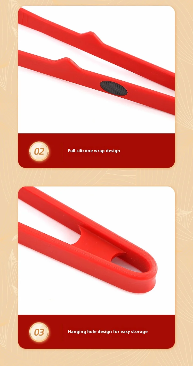 All-Inclusive Silicone Food Clip for Kitchen Utensils High Temperature Resistant for Bread Ice-New Innovation Kitchen supplier