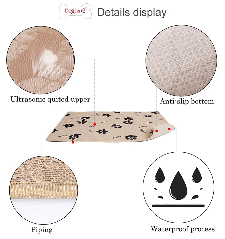 Extra Large Reusable Pee Pads For Dogs Pet Training Pee Pad Holder And Puppy Training Wc Wee Wee