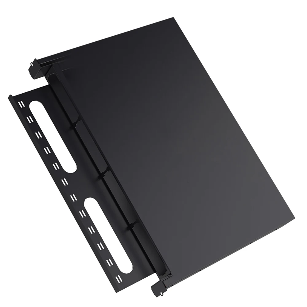 High Density 1U LC MPO Fiber Patch Panel Rack Mount Preterminated and Fusion Splice Draw Out Steel Cabinet Box