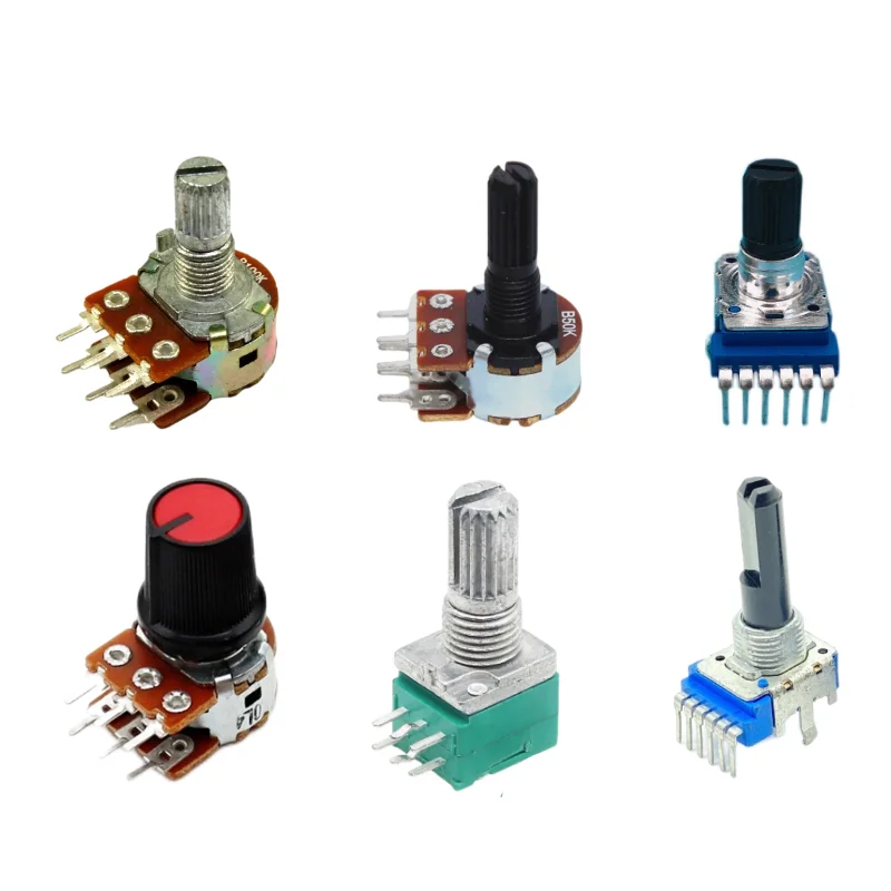 6 Pin Volume Control Rotary 20k Potentiometer