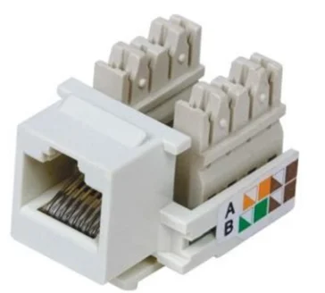 Rj45 Cat6 Keystone Ethernet Wall Jack Punch Down 90-degree Ethernet ...