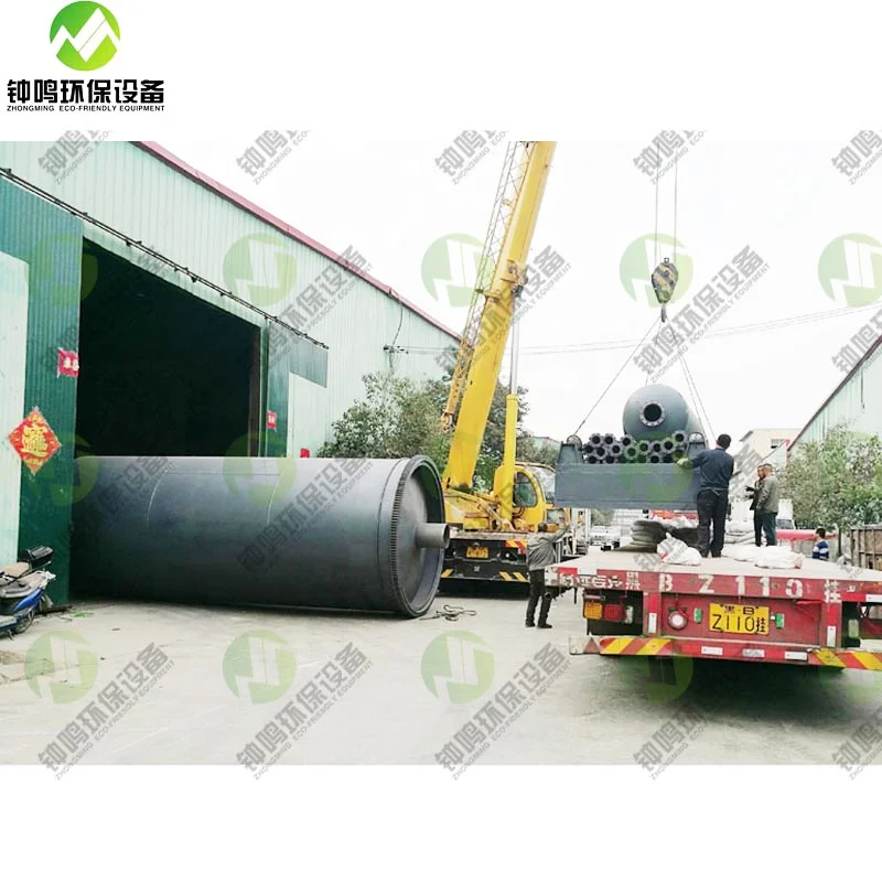 New Product Microwave Fast Pyrolysis Reactor 40-90% Fuel Oil Extract Oil From Solid Waste Plastic Oil, Carbon Black 2 Years ZM