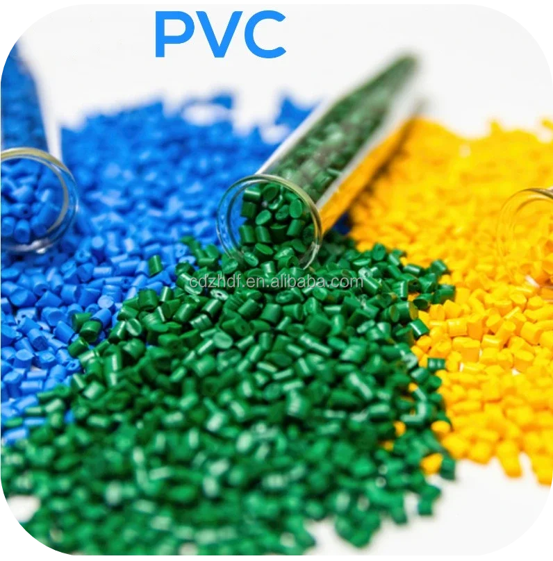 China Factory Fitting Pipes Cable Wire Virgin UPVC CPVC Compound Granules Raw Material Plastic Flexible Rigid PVC for Injection