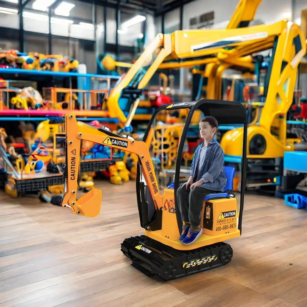 Factory Price Game Coins Sandbox Digging Machine Children Toy Excavators for Amusement