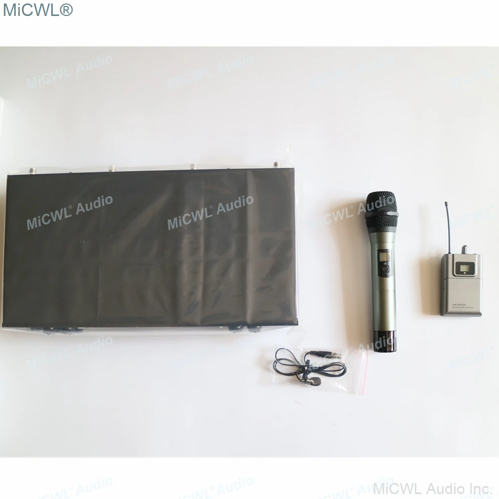 Professional D3880 8 Channel Conference Wireless Microphone System with Independent XLR Connector MiCWL 8 Handheld Lapel Table