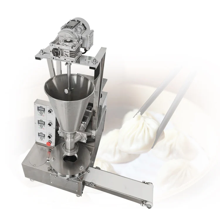 Hete verkoop automatische broodjesmaker momos die machine handmatige wasmachine maakt en marmer chai bao model hy004 polijst