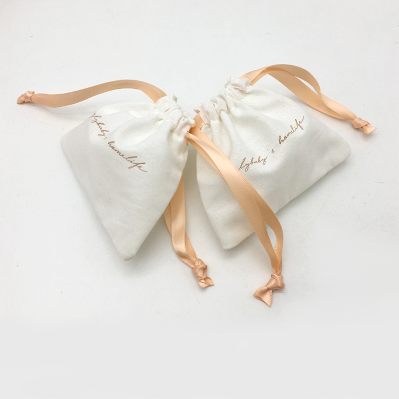 
 Ручка лента биоразлагаемый хлопок мешок с печатным логотипом  