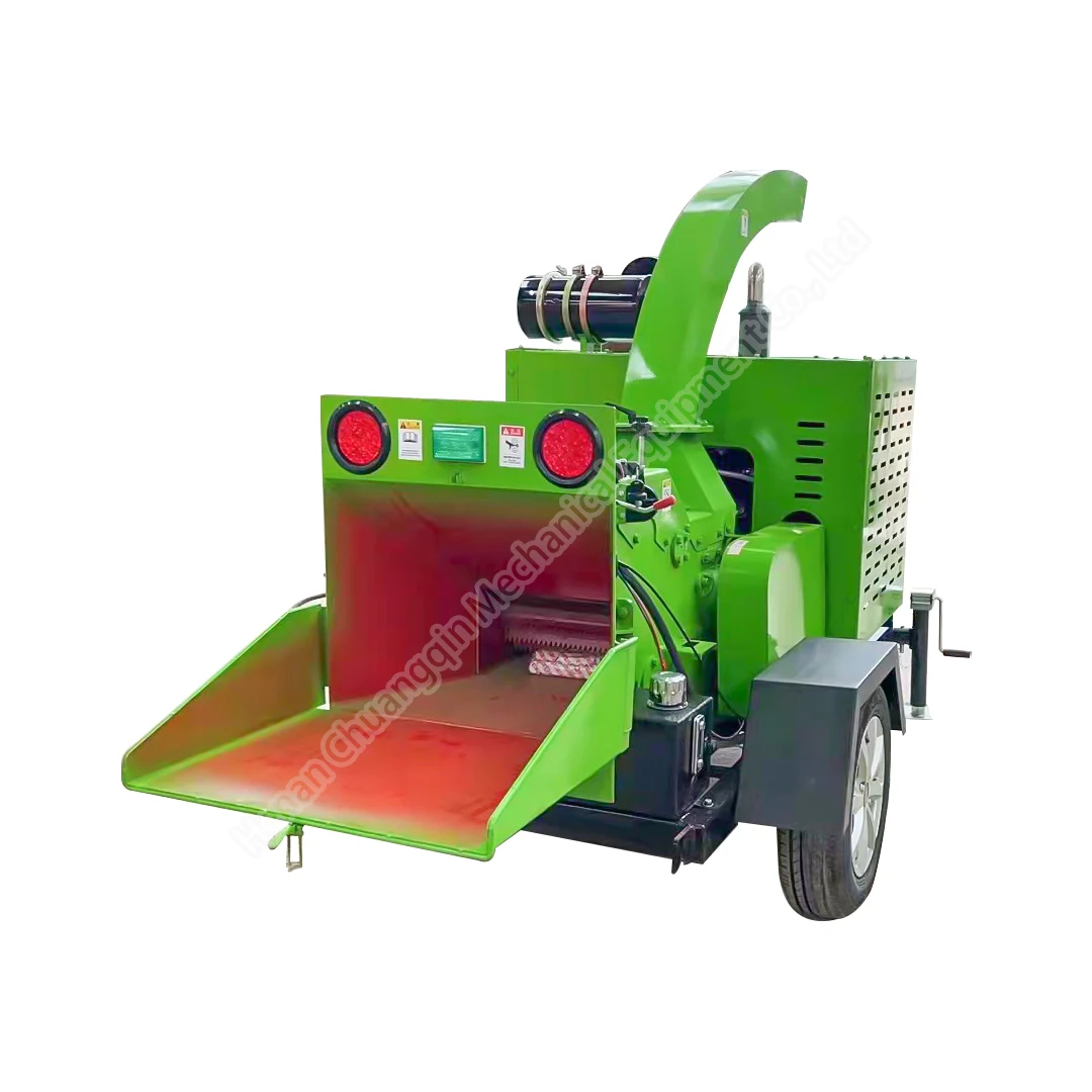 Portable Leaves Large Chipper Tree Branches Shredder Industrial Wood