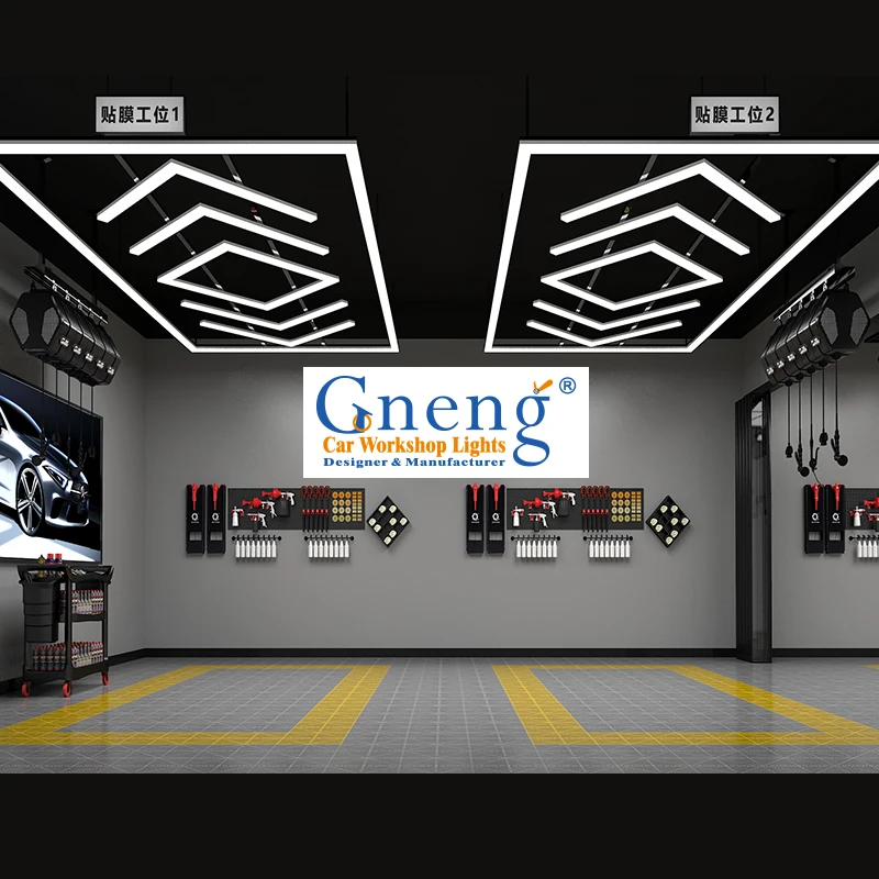 Factory Price Seamless Connection Led Lights for the Showroom Auto Inspection Car Workshop Light Detailing Light