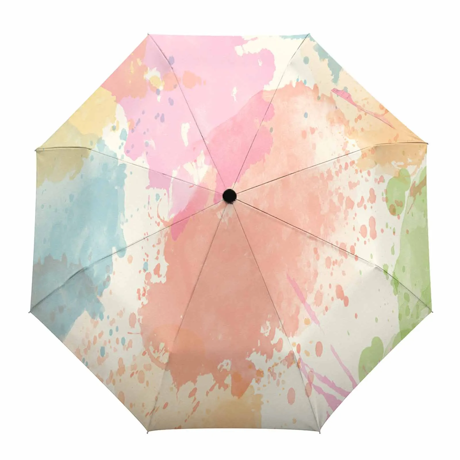 OEM Strongest Light Portable And Automatic Folding Rain Windproof Umbrella Durable Premium Grip Fits Car Backpack_voghion.com