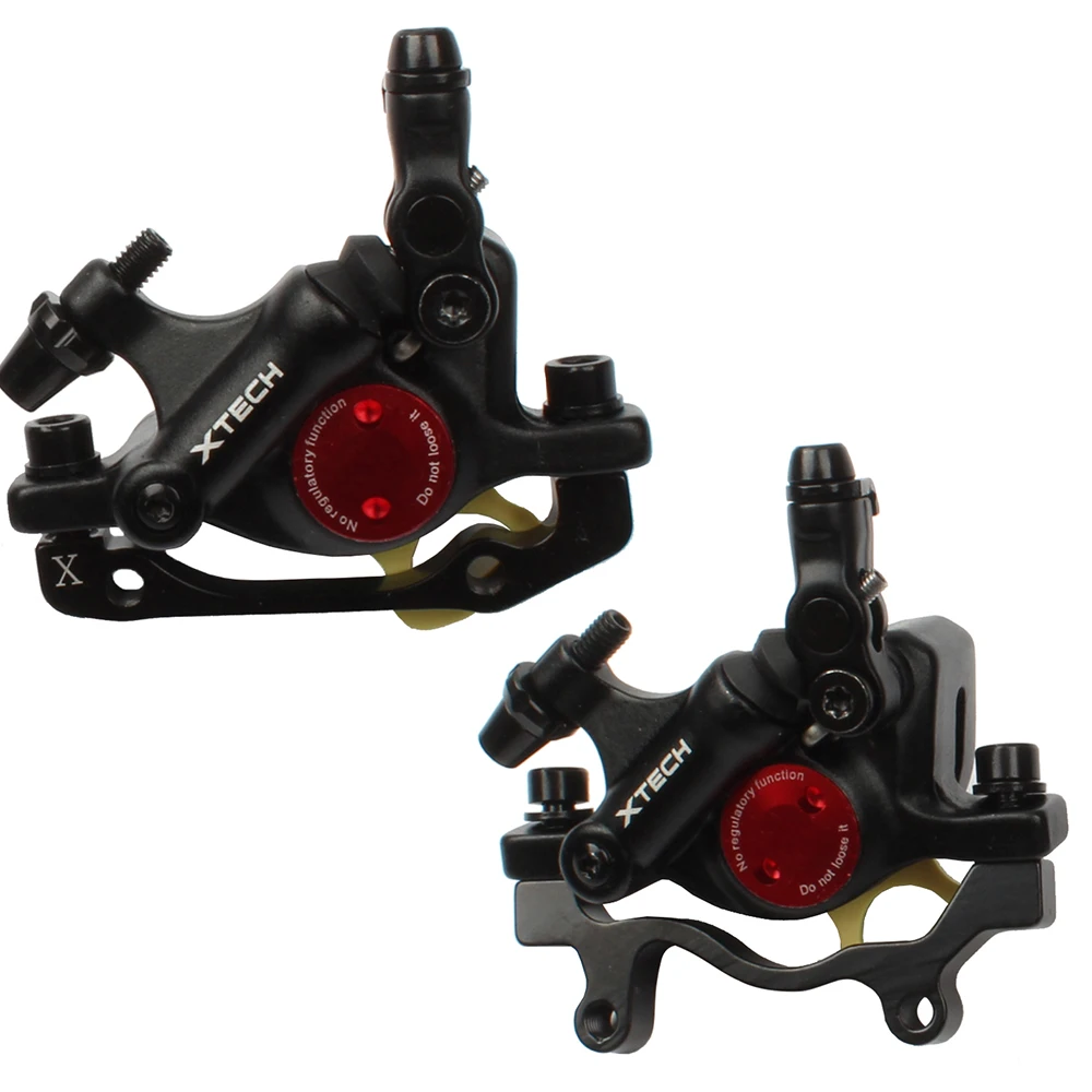 Kit étriers De Frein Hydrauliques ZOOM Xtech HB100 Pour VTT, Avant Et Arrière, Rouges