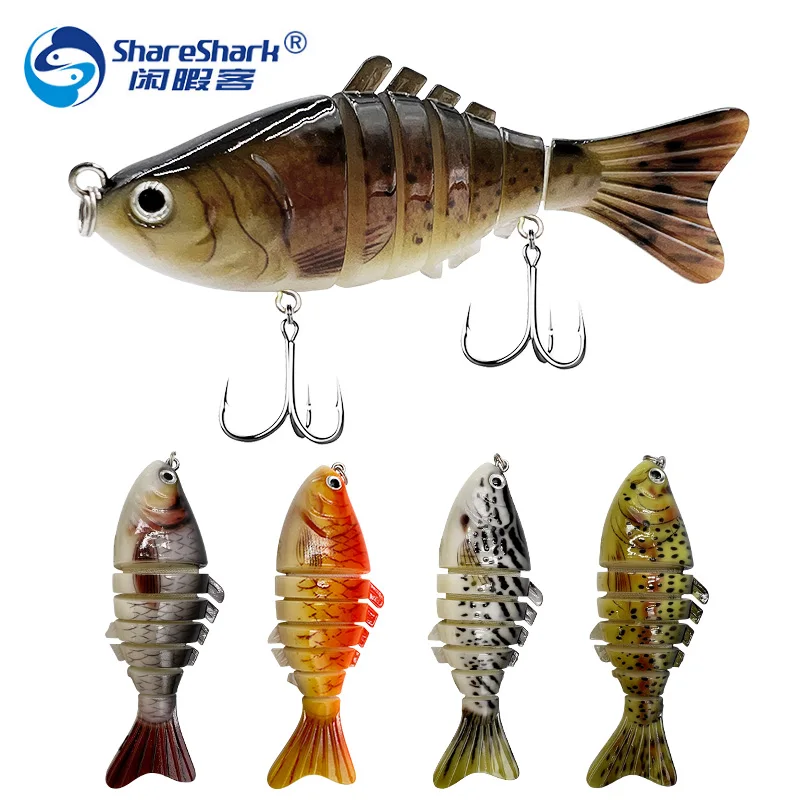 7 Segments Bass Lures Trout Multi Jointed Swimbait Fishing Lures with Two Treble Hooks Freshwater Saltwater| Alibaba.com 7 Segments Bass Lures Trout Multi Jointed Swimbait Fishing Lures with Two Treble Hooks Freshwater Saltwater| Alibaba.com
