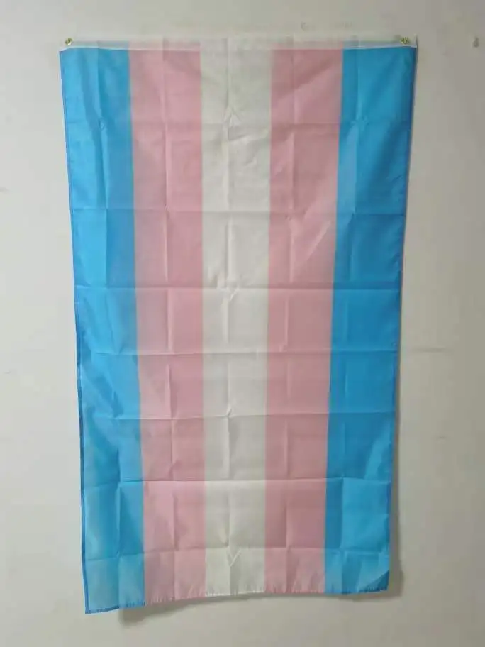 Custom Polyester 3x5 Foot Pride Unlabeled Flag with Two Grommets