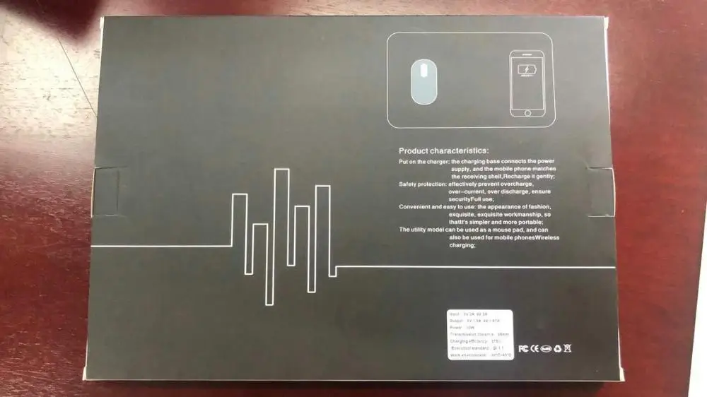 
 Новые продукты 2 в 1 беспроводной зарядный коврик Беспроводное зарядное устройство коврик для мыши  