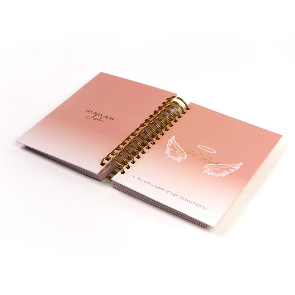 Custom Notebook Printing Factory Direct Soy Based Ink F S C Offset Paper Hardcover Spiral Binding Planner Printing