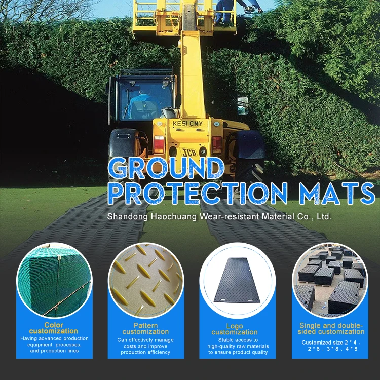 Ground Protection And Pathways/plastic Tear Drop Plate/composite Crane ...