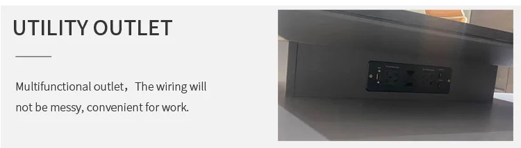 Modern mdf painting l shaped manager desk executive wooden office table for office furniture