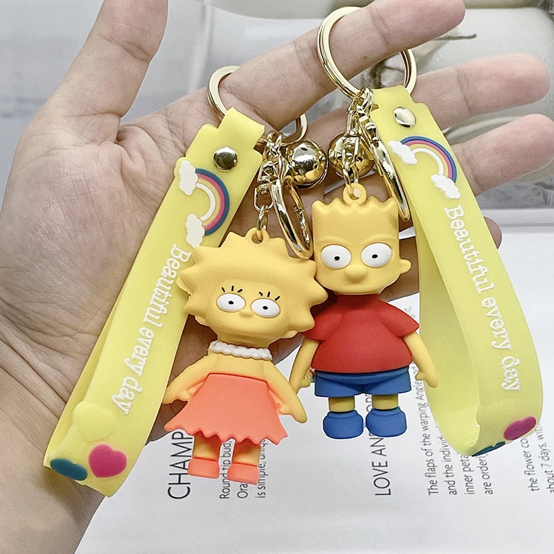 シン・ヘソン　さん　グッズ3点 最新のかわいい漫画3DシンプソンペンダントキーホルダーPVCソフト