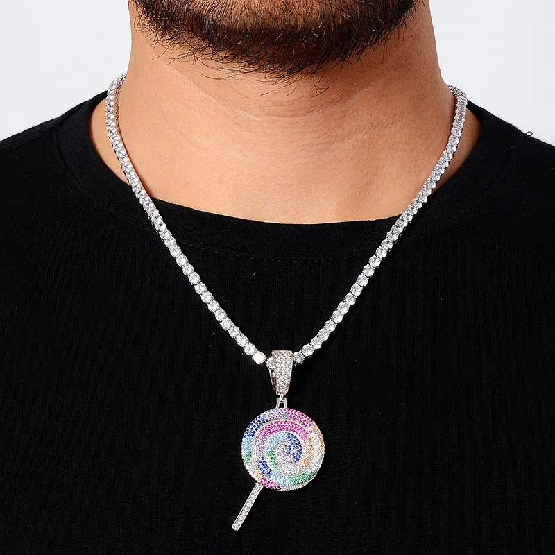 Bling Medallion, Simple buy Hip Hop Necklace Exaggerated Pendant Necklace