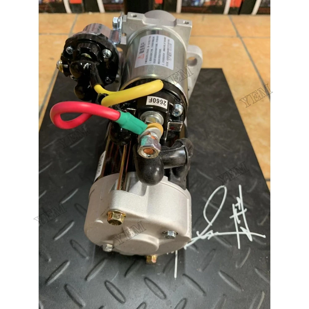 For Yuchai 4100 4E6A6G6J Starter Motor QDJ2660F Aftermarket Engine Parts 4