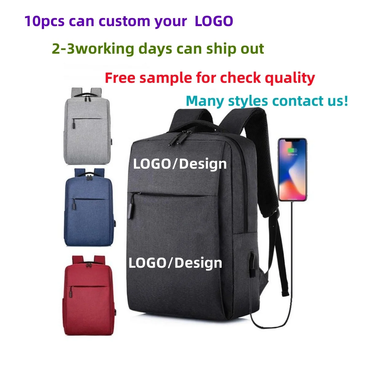 20 inch usb laptop backpacks quotes factory Voova Travel Backpack, Business Work Laptop Backpack for Women & Men with Charging Port, Waterproof Slim Durable College Computer Bag Fits 15.6 Laptops and Notebook, Black : Electronics Enjoy a large main compartment for storage and a separate padded laptop/tablet sleeve Imprinted pro-tech laptop backpack |