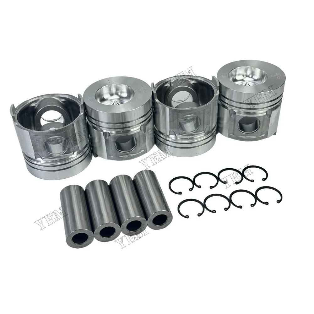 Piston With Pin Circlip Fit for YTO LRC4108T60 Engine Parts 2