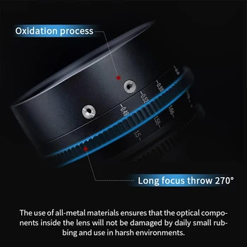 7artisans 25/35/50mm T1.05 Large Aperture Wide-Angle Manual Focus Cinema Lens for Canon RF Sony E M43 L Mount Cameras detail image
