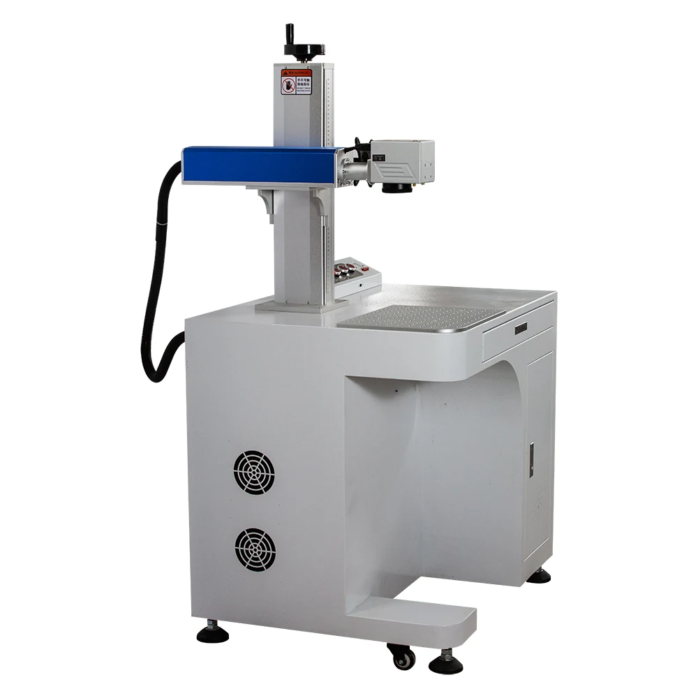 30w Fiber Laser Marking Machine with Conveyor Belt