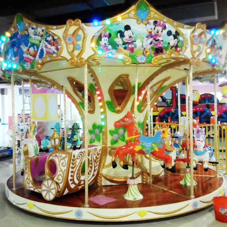 12 Seats High Quality Beautiful Popular Kids Merry Go Round Customized ...