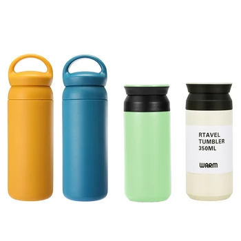 Day off 350ml 500ml Double Wall Insulated Travel Mug, Stainless Steel Coffee Mug,Kintos Travel Tumbler with Lid