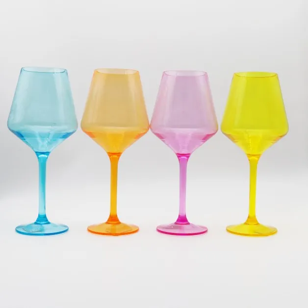 Floating Wine Glasses For The Pool Shatterproof Plastic Wine Glasses That Float Versatile