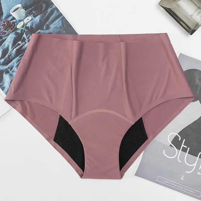 2026 Lady Menstrual Pants Washable Incontinence Leak Proof Underwear Bamboo Lace 4 Layer
