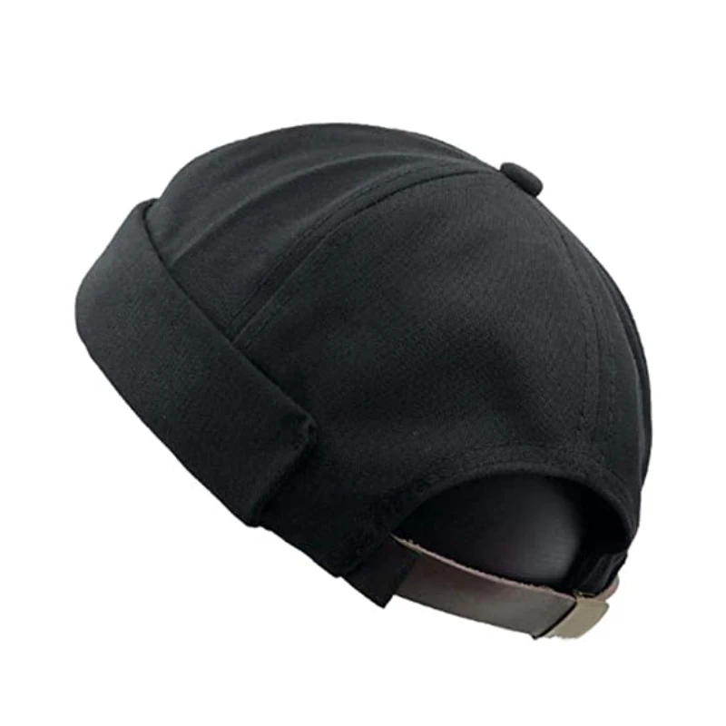 Retro Beanie Adjustable Brimless Hat 