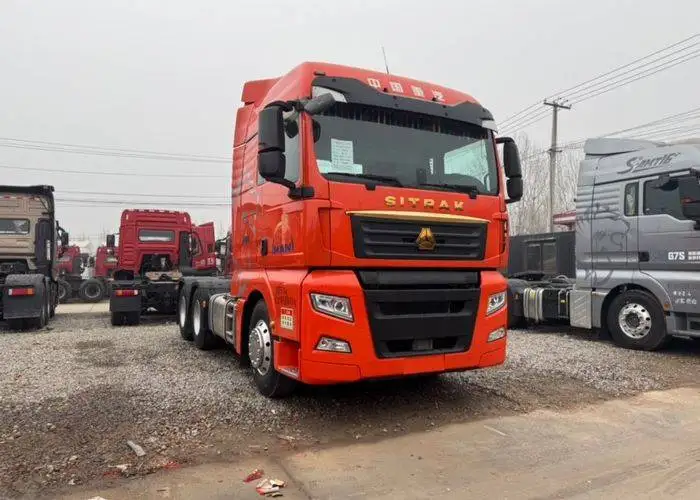 Used SINOTRUK SITRAK G7 540HP 6X4 Tractor Head with Hydraulic Retarder Euro 5 Second Hand Tractor Truck 2021