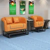 12-inch coffee table (orange - heightened with footrest)