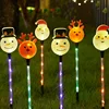 Snowman reindeer old man set-6 pcs-waterproof battery box-3w