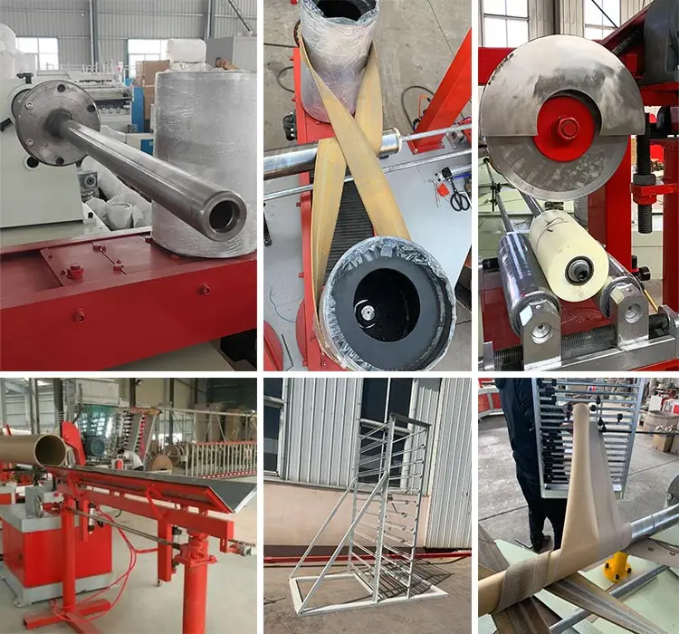 High Speed Automatic Spiral Cardboard Paper Tube Core Making Machine Paper Cores for Toilet Paper Rolls Machine