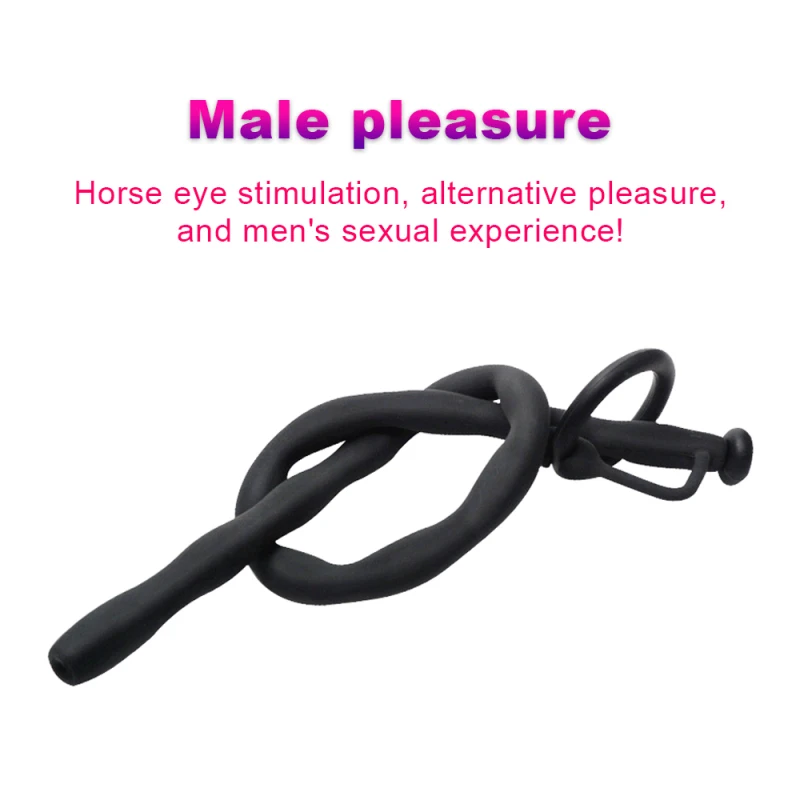 Free Custom Box - Urethral Dilators Soft Silicone Urethra Catheter Sex Toys for Men Penis Plugs Masturbator Sounding Tube