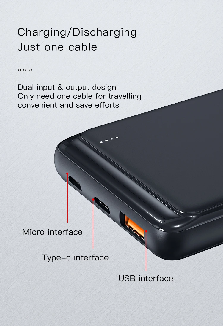 Innisfox Factory 2020 PD 18W Quick Fast Charger Power Bank External Type C to Type C Portable Battery Charger For IPAD QC3.0 PB03 Pro.jpg