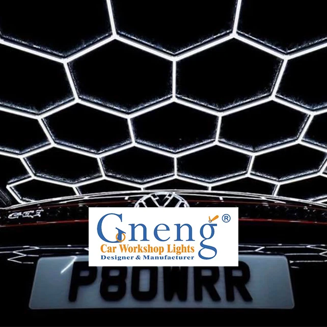 High Lightness LED Inspection Hexagon Panel Hex Led Ceiling Wall Detailing Studio Poshing Workshop Light