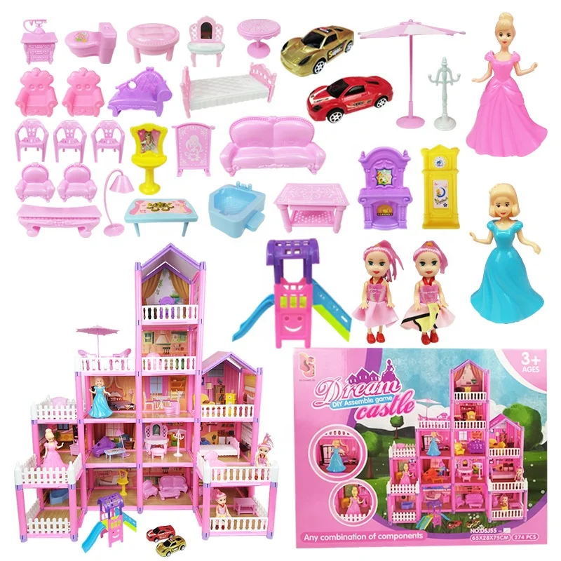 Casa De Muñecas Barbie Atoylink Casa De Muu00f1ecas Madera De