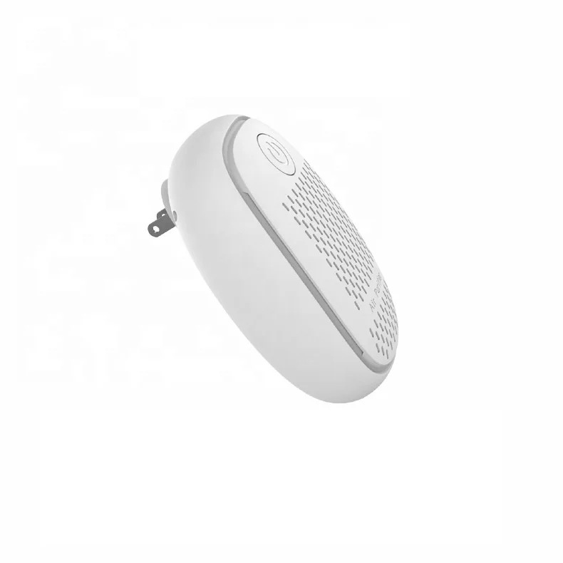 Compact Wall Plug Air Purifier Silent Mini Ionizer Air Cleaner Eliminate Smoke Dust Pollen for Home Office Toilet Pet Space 6