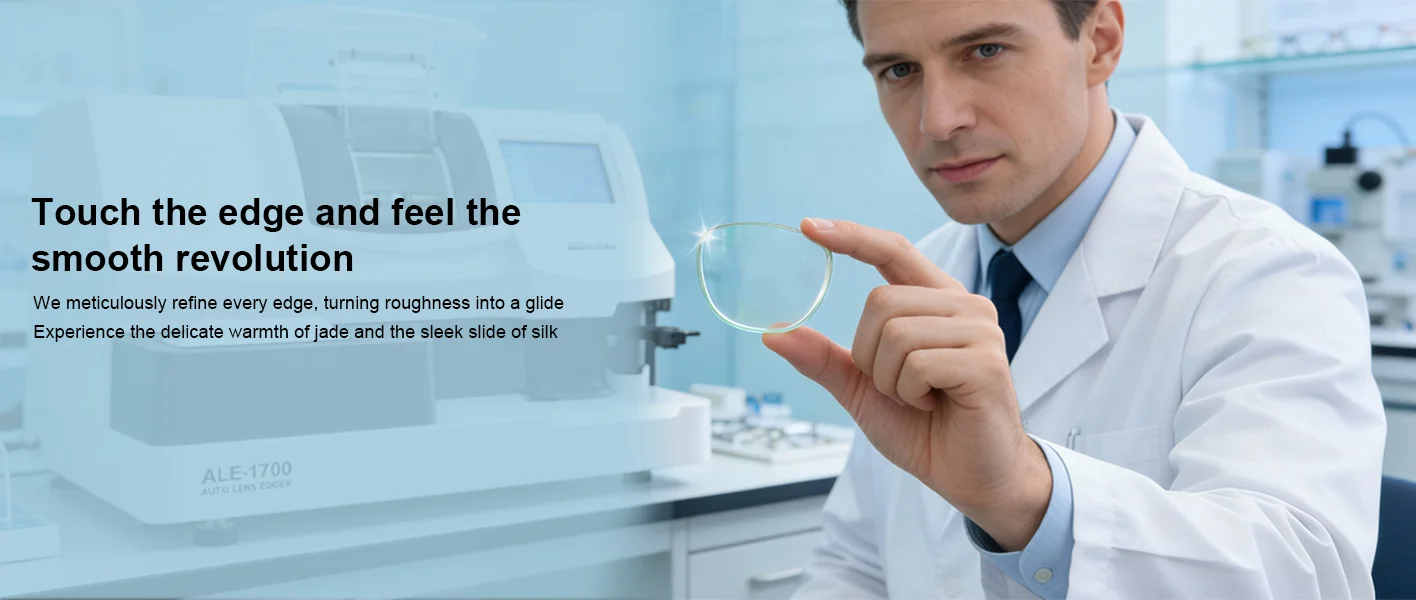 Optical Patternless Auto Lens Edger Machine ALE-1700 Built-in 3D Scanner and Frame Tracer for Optical Shops