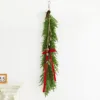 120cm christmas bell wall hanging-sagging pe leaf