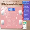 app-connected body fat scale-rose gold-charging version-long-las