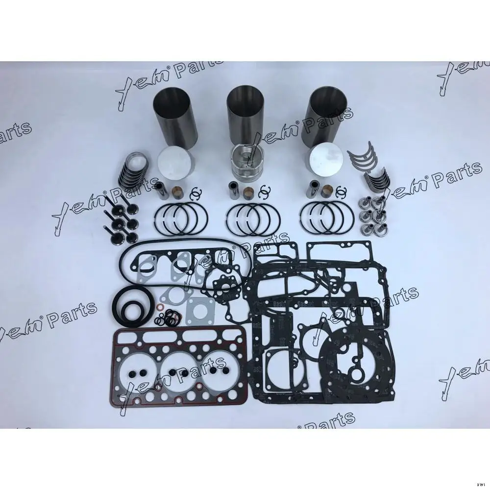 For Kubota D1402 IDI Overhaul Kit With Bush Excavator Engine Part 4